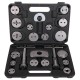Compresor de pistones de freno MECHANIC BRAKE SET BLACK 22, juego de 22 piezas