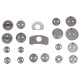 Compresor de pistones de freno MECHANIC BRAKE SET BLACK 22, juego de 22 piezas