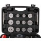 Compresor de pistones de freno MECHANIC BRAKE SET BLACK 35, juego de 35 piezas