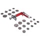 Compresor neumático para pistones de freno MECHANIC BRAKE SET PNEU 23, juego de 23 piezas