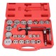 Compresor neumático para pistones de freno MECHANIC BRAKE SET PNEU 23, juego de 23 piezas