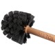 Cepillo redondo para limpiar la carrocería de la bicicleta o la moto CAR DETAILING WOOD BRUSH 1