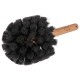 Cepillo redondo para limpiar la carrocería de la bicicleta o la moto CAR DETAILING WOOD BRUSH 1