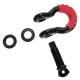 Grillete offroad con protector de goma CAR SHACKLE 1, capacidad 4,75 t