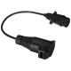 Adaptador de cable para la toma del enganche TRAILER CABLE 1, 7-13 pines, 50 cm
