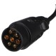 Adaptador de cable para la toma del enganche TRAILER CABLE 1, 7-13 pines, 50 cm