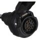 Adaptador de cable para la toma del enganche TRAILER CABLE 5, de 13 pines a 7 pines N+S, 35 cm