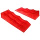 Rampas de acceso para coche MECHANIC CAR RAMP 5T, 2 uds, rojo