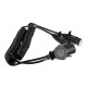 Adaptador espiral de conexión de 15 pines a 2×7 pines (S+N) TRAILER CABLE 9, 24V, 3,5m