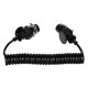 Cable en espiral de conexión EBS 7pin TRAILER CABLE 14, 24V, 3,5m