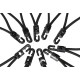 Juego de gomas de sujeción con gancho de plástico CARGO CORD SET 2, 20 cm, 10 uds