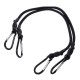 Correas de sujeción elásticas/gomas CARGO CORD CARABINER 50, 50 cm, 2 uds