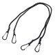 Correas de sujeción elásticas/gomas CARGO CORD CARABINER 100, 100 cm, 2 uds