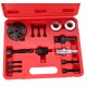 Juego para desmontaje del embrague del compresor de aire acondicionado MECHANIC AC SET 2, 15 piezas