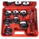 Juego de llaves de vaso para filtros de aceite MECHANIC OIL WRENCH 16, 16 piezas