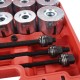 Juego para prensar y extraer rodamientos y casquillos MECHANIC PULLER SET 3, 27 piezas