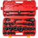 Juego de vasos MECHANIC WRENCH SET 3, de uso intensivo, 26 piezas