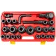 Juego de vasos MECHANIC WRENCH SET 3, de uso intensivo, 26 piezas