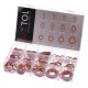 Juego de arandelas de sellado de cobre MECHANIC RING SET 2, M5–M20, 300 piezas
