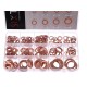 Juego de arandelas de sellado de cobre MECHANIC RING SET 2, M5–M20, 300 piezas
