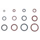 Juego de juntas hidráulicas con labio de goma MECHANIC RING SET 4, 245 uds