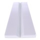 Protector de esquina de espuma autoadhesivo para garaje CAR PARK GUARD CORNER 1, 40x12x1,5 cm, 2 uds