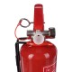 Extintor de polvo FIRE STOP 1 kg, ABC, totalmente metálico, con soporte metálico incluido
