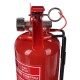 Extintor de polvo FIRE STOP 1 kg, ABC, totalmente metálico, con soporte metálico incluido