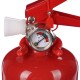 Extintor de polvo FIRE STOP 1 kg, ABC, totalmente metálico, con soporte metálico incluido