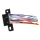 Conector OBD-II con 16 pines terminado en cables de interconexión de 10cm MECHANIC CABLE 25