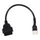 Adaptador OBD-II 6 pines para moto Delphi MECHANIC CABLE 12