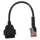 Reducción OBD-II de 6 pines para moto Harley-Davidson MECHANIC CABLE 21