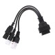 Reducción OBD-II 3 pines/4 pines/6 pines para motos Yamaha y Honda MECHANIC CABLE 22