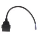 Cable extensible OBD-II hembra de 16 pines terminado en cables de 30 cm MECHANIC CABLE 27