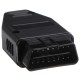 Conector OBD-II de 16 pines para montar su propio cable MECHANIC CABLE 29, negro