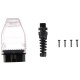 Conector OBD-II de 16 pines para montar su propio cable MECHANIC CABLE 30, transparente