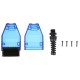 Conector OBD-II de 16 pines para montar su propio cable MECHANIC CABLE 31, azul