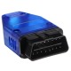 Conector OBD-II de 16 pines para montar su propio cable MECHANIC CABLE 31, azul