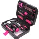 Juego de herramientas HOME PINK 66