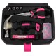 Juego de herramientas HOME PINK 66