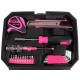 Juego de herramientas HOME PINK 66