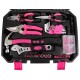 Juego de herramientas HOME PINK 128