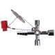 Llave universal para cajas de servicio UNI SERVICE BOX 6