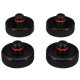 Juego de almohadillas de goma para gato JACK PAD SET 4T para vehículos Tesla, espiga 24 mm, 4 unidad