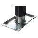 Gato para remolque SX TRAILER JACK 2,2T, soldado, tubular