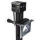 Gato para remolque SX TRAILER JACK 900KG, soldado, de montaje plano