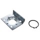Gato para remolque SX TRAILER JACK 900KG, soldado, de montaje plano