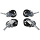 Ruedas móviles para gato de transmisión SX TRANSMISSION JACK 0,5T, 4 uds - pieza de repuesto