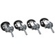 Ruedas móviles para gato de transmisión SX TRANSMISSION JACK 0,5T, 4 uds - pieza de repuesto