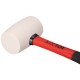 Maza de goma TPR HAMMER 220, blanca, 220 g, 285 mm